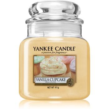 Yankee Candle Vanilla Cupcake vonná svíčka Classic střední 411 g