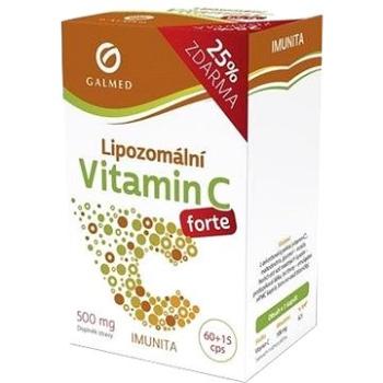 Galmed Vitamín C 500mg Lipozomální forte 60+15 kapslí (8594058237706)