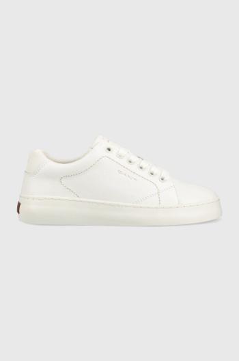 Kožené sneakers boty Gant Lawill bílá barva, 26531923.G29