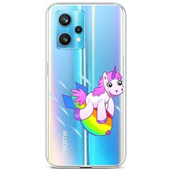 TopQ Kryt Realme 9 Pro+ silikon Flying Unicorn 73226 (Sun-73226)