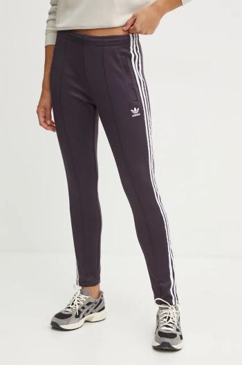 Tepláky adidas Originals vínová barva, s aplikací, IY2185