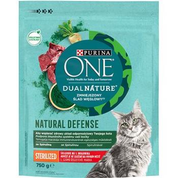 Purina ONE Dual Nature Sterilized Spirulina s hovězím 750g (7613036716512)