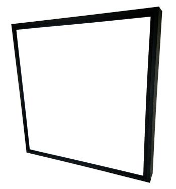 LED Solution Černý přisazený LED panel s rámečkem 600 x 600mm 36W Premium Barva světla: Denní bílá 191175_191159