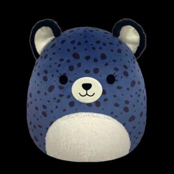 SQUISHMALLOWS Modrý gepard s chlupatým bříškem - Spotts, 50 cm