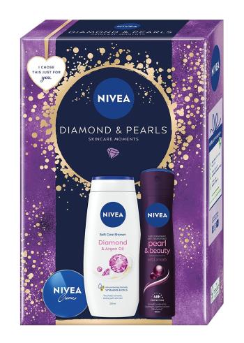 Nivea Box Diamond & Pearls 2024 dárková sada 3 ks