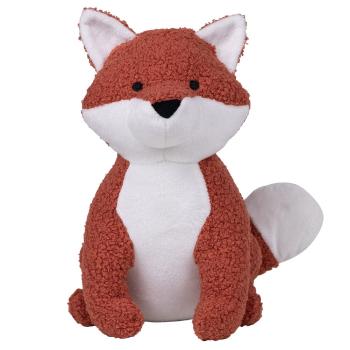 Rezavá dveřní zarážka liška Fox - 15*14*22 cm HLDSVS