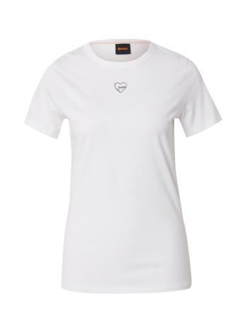 BOSS Póló 'C Elogo 21'  fekete / fehér