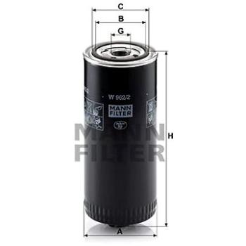 MANN-FILTER W962/2 (W962/2)