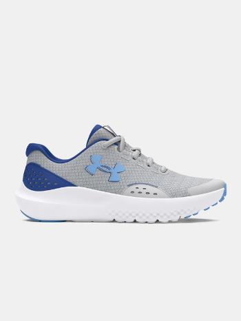 Under Armour UA BGS Surge 4 Tenisky dětské Šedá