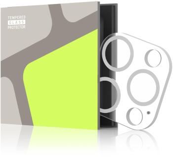 Kamera védő fólia Tempered Glass Protector az iPhone 14 Pro / 14 Pro Max készülékhez, 3D Glass, ezüst