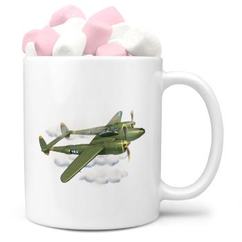 Hrnek P-38 Lightning  (Náplň hrníčku: Marshmallow)