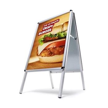 JANSENDISPLAY Reklamní áčko s oblými rohy, 70 x 100 cm (ZP70x100R32ME)