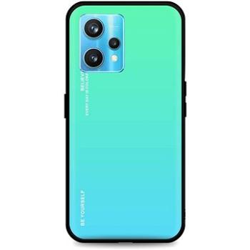 TopQ Kryt LUXURY Realme 9 Pro+ pevný duhový zelený 73131 (Sun-73131)