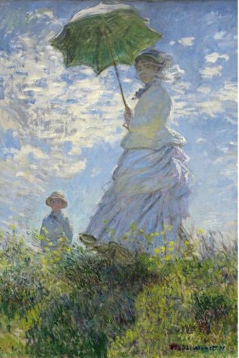 Plakát 61x91,5cm – Claude Monet - Woman With a Parasol