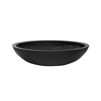 Květináč Jumbo Bowl, barva černá, více velikostí - PotteryPots Velikost: L - v. 27 cm, ⌀ 110 cm