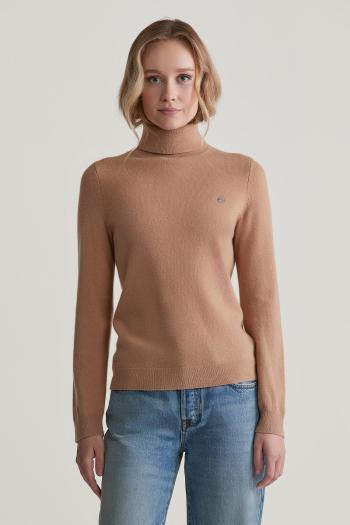 ROLÁK GANT EXTRAFINE LAMBSWOOL ROLLNECK CARAMEL BEIGE