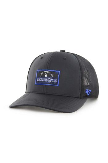 Kšiltovka 47 brand MLB Los Angeles Dodgers černá barva, s aplikací, B-FAIRH12BBP-BK