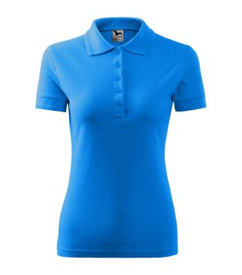 MALFINI Dámská polokošile Pique Polo - Jasně modrá | XL