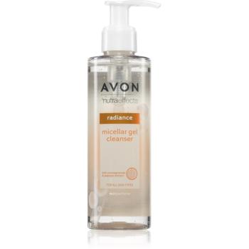 Avon Nutra Effects Radiance micelární čisticí gel pro rozjasnění pleti 195 ml