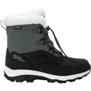 Jack Wolfskin VOJO SHELL XT TEXAPORE MID K Dětská zimní obuv, černá, velikost