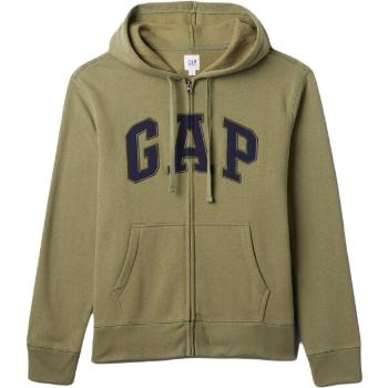 GAP V-HERITAGE LOGO FZ SNL Pánská mikina, khaki, velikost