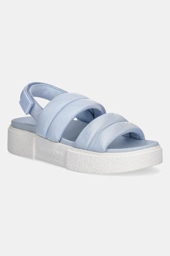 Sandále Tommy Jeans FLATFORM SANDAL dámske, na platforme, EN0EN02802