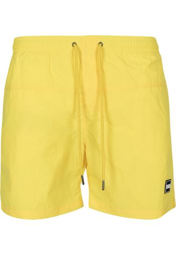 Urban Classics Block Swim Shorts neonyellow - M