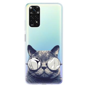 Odolné silikonové pouzdro iSaprio - Crazy Cat 01 - Xiaomi Redmi Note 11 / Note 11S