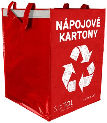 Taška na tříděný odpad SORT EASY CARTON, 30x30x40cm, 36l SIXTOL