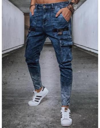 Pánské kalhoty joggers FIA modré
