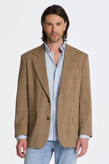 BLEJZR GANT GLEN CHECK BLAZER DARK KHAKI