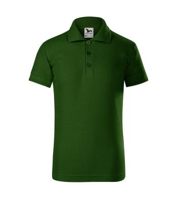 MALFINI Detská polokošeľa Pique Polo - Fľaškovo zelená | 134 cm (8 rokov)