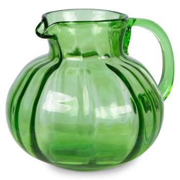 Zelený skleněný džbán The Emeralds - Ø 16*15cm/ 1400ml AGL4467