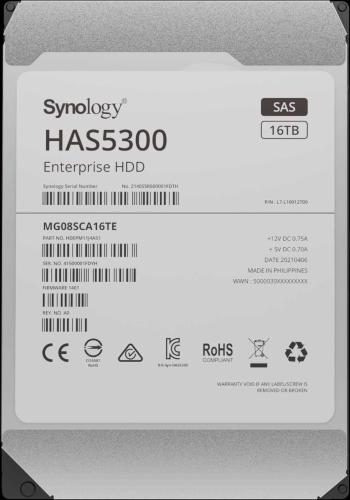Synológia 3, 5" HDD HAS5300-16T (NAS) (16TB, SAS, 7200 RPM, 512MB)