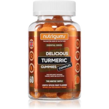 Nutrigums Essential Series Turmeric žvýkací měkké tobolky pro podporu detoxikace organismu 60 ks