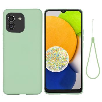 RUBBER Ochranný kryt Samsung Galaxy A03 zelený