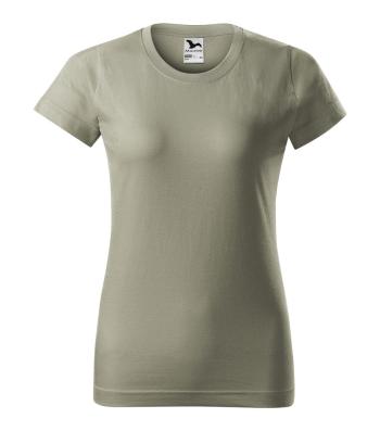 MALFINI Dámské tričko Basic - Světlá khaki | XL