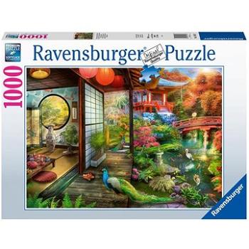 Ravensburger Puzzle 174973 Japonská Zahrada 1000 Dílků  (4005556174973)