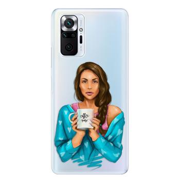 Odolné silikonové pouzdro iSaprio - Coffe Now - Brunette - Xiaomi Redmi Note 10 Pro