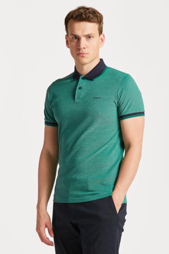 POLOKOŠILE GANT 4-COL OXFORD SS PIQUE LUSH GREEN