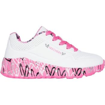 Skechers UNO LITE - LOVELY LUV Gyerek szabadidőcipő, fehér, méret