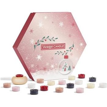 YANKEE CANDLE dárkový set svícen a čajové svíčky 18× 9,8 g (5038581137070)