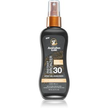 Australian Gold Instant Bronzer ochranná péče proti slunečnímu záření s bronzerem SPF 30 100 ml