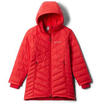 Columbia G HEAVENLY LONG JACKET Dívčí bunda, červená, velikost