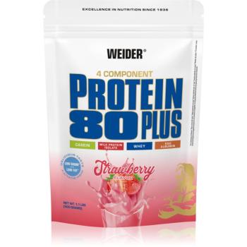 Weider Protein 80 Plus syrovátkový protein s aminokyselinami příchuť Strawberry 500 g