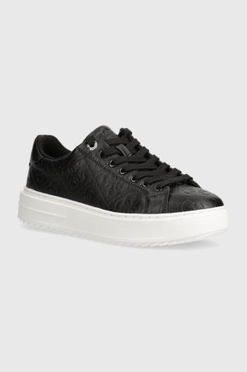 Sneakers boty Guess DENESA9 černá barva, FLTDE9 FAL12