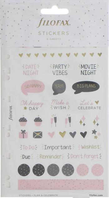 Samolepky Filofax - Confetti (multi-fit)