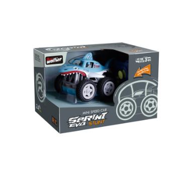 Mini auto žralok RC modré - šedé