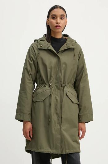 Parka Levi's dámská, zelená barva, přechodná, A8520