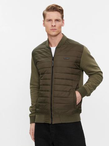 Pepe Jeans khaki pánská mikina na zip REDDITCH